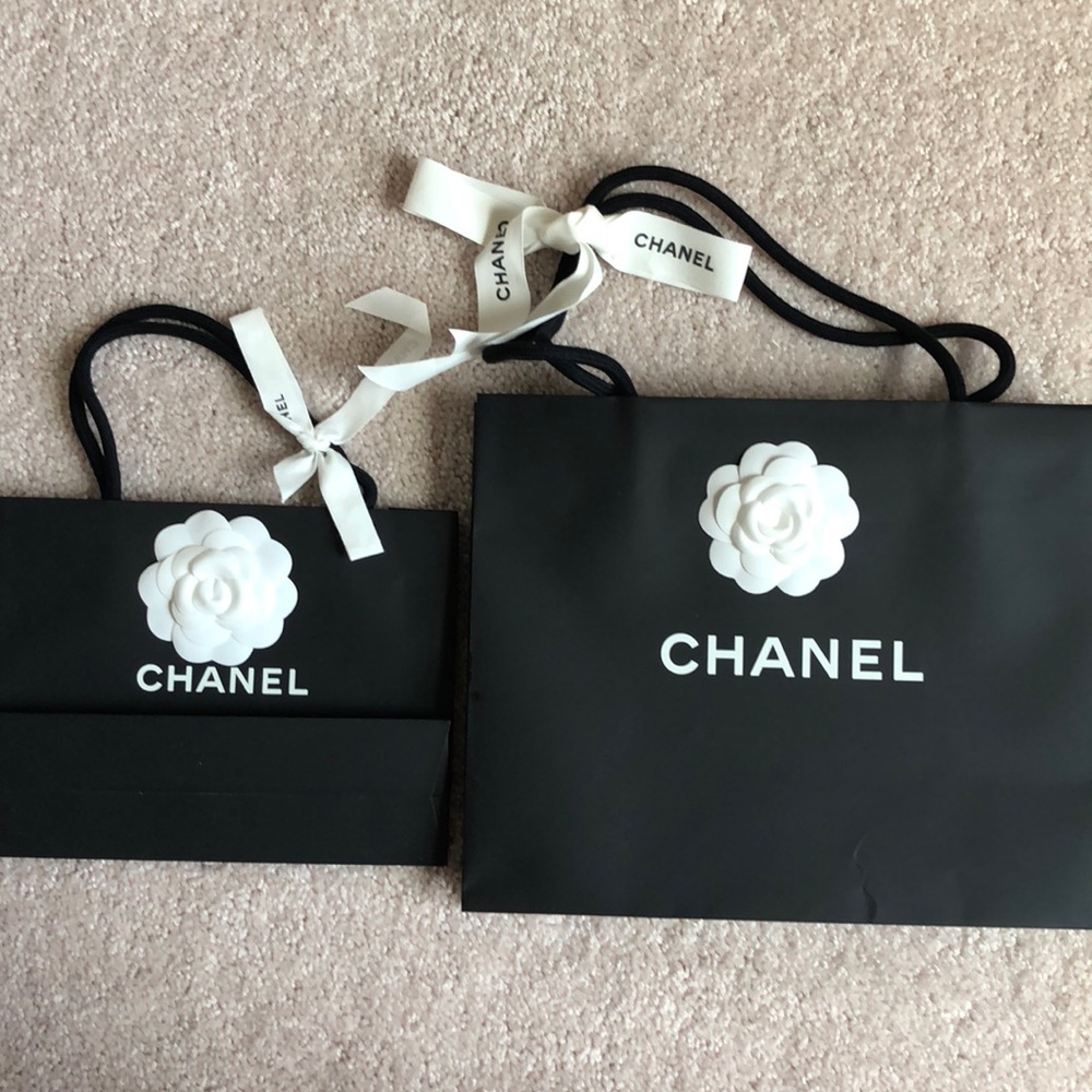 Chanel paper bags